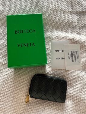 Bottega Veneta Women's Zip Around Leather Wallet